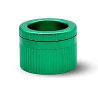 Stache Products 3-Piece 360 64mm Large Grynder herb grinder, 2.5 inch - green