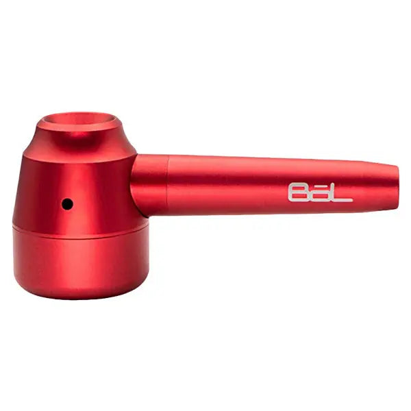 Stache BOL Modular Anodized Aluminium Hand Pipe – Durable, Portable Smoking Pipe Design - red
