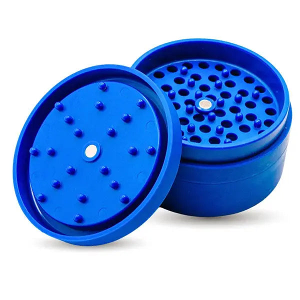 Stache Products Roll-N'-Stache Portable Rolling Kit with Built-In Grinder - blue - grind