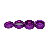 Stache Products 2.5" 4pc Grynder with Tray/Bowl Top Lid