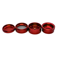 Stache Products 2.5" 4pc Grynder with Tray/Bowl Top Lid