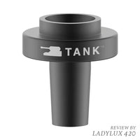 Tank Glass Tactical Metal Indestructible Bowl - Black 14mm Male