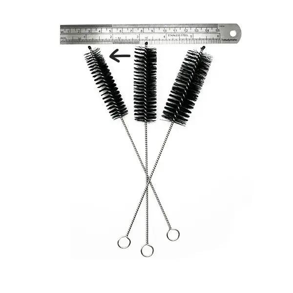 The Depot 8" nylon bristled cleaning brush 0..4" thick – fast shipping Australia-wide - ruler