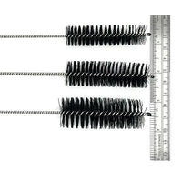 The Depot 8'' nylon cleaning brushes pack of 3 – various sizes, fast shipping Australia-wide - ruler close