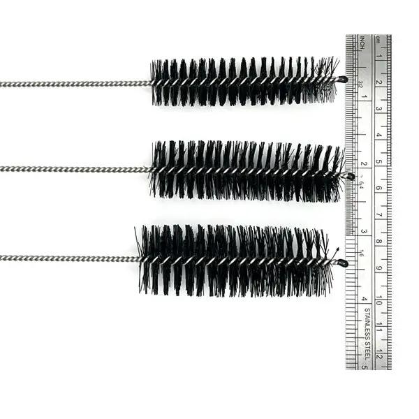 The Depot 8'' nylon cleaning brushes pack of 3 – various sizes, fast shipping Australia-wide - ruler close