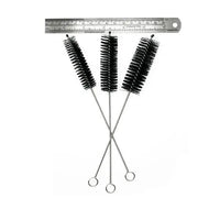The Depot 8'' nylon cleaning brushes pack of 3 – various sizes, fast shipping Australia-wide - ruler