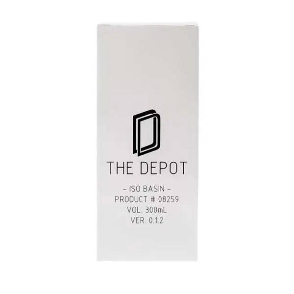 The Depot Iso Basin for cleaning glass bongs and smoking accessories - box