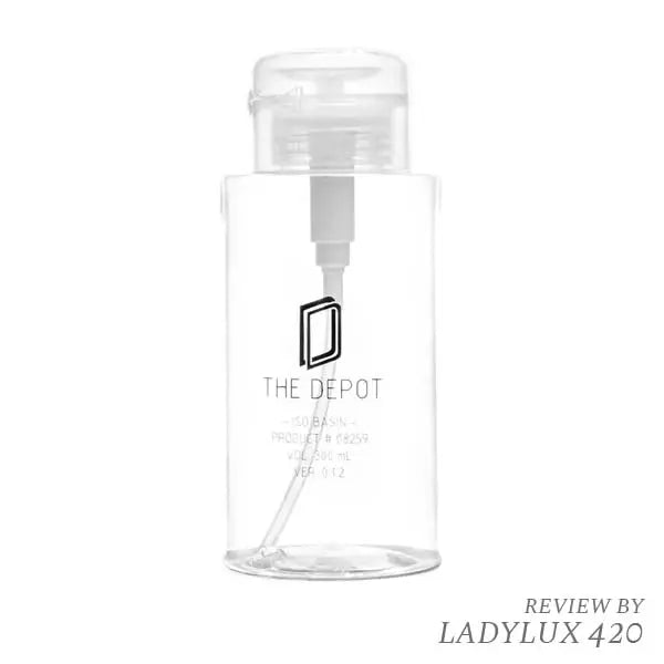 The Depot Iso Basin for cleaning glass bongs and smoking accessories - front