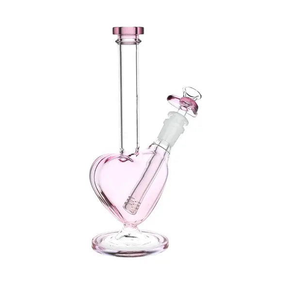 Heart Grows Fonder Glass 9.25" Bong – premium design, fast shipping Australia-wide - right