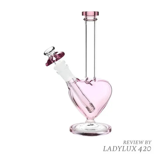 Heart Grows Fonder Glass 9.25" Bong – premium design, fast shipping Australia-wide