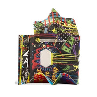 Thicket All-in-One Rolling Kit Street Art Design with Papers, Tray & Accessories - open