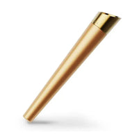 Vessel Cone One Hitter Hand Pipe in rose gold – Sleek, Durable Smoking Pipe - tilt