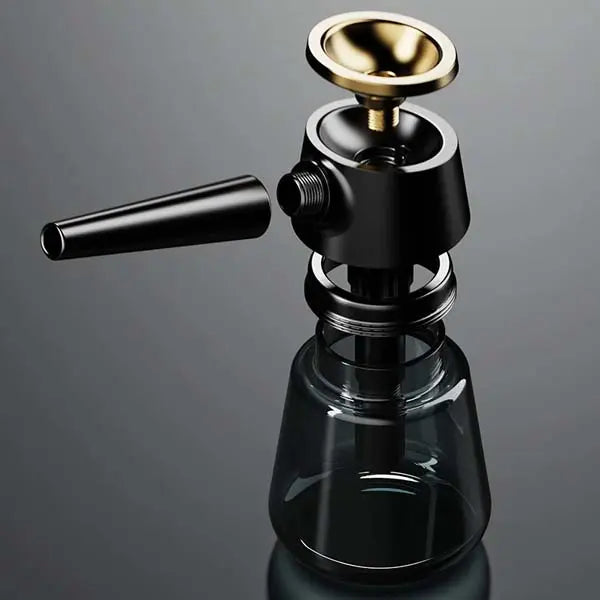 Vessel Element Bubbler Water Pipe – Premium Compact Glass Bubbler for Smooth Hits - parts 2