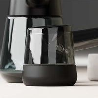 Vessel Forge Glass Hand Pipe – Premium Borosilicate Glass Smoking Pipe - black lifestyle