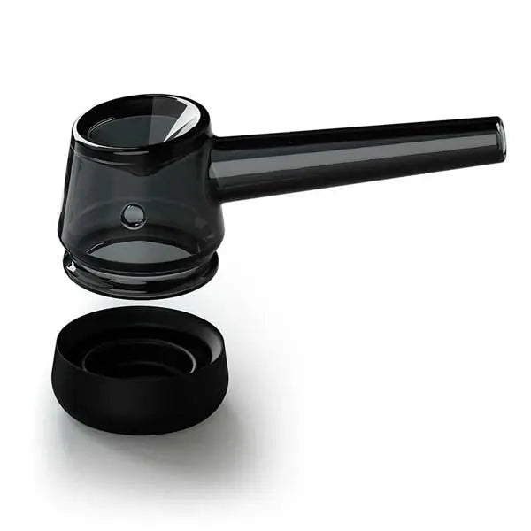Vessel Forge Glass Hand Pipe – Premium Borosilicate Glass Smoking Pipe - black parts