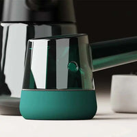 Vessel Forge Glass Hand Pipe – Premium Borosilicate Glass Smoking Pipe - emerald lifestyle