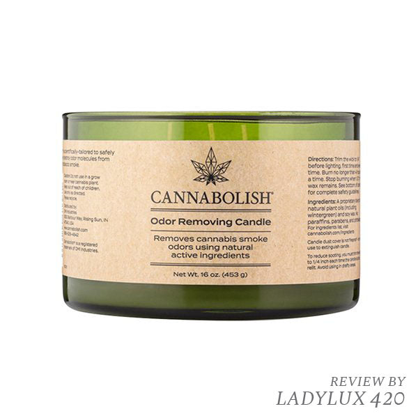 Cannabolish Triple Wick Odour Removing Candle 16oz. (453g)