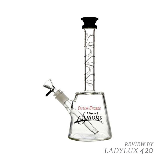 Cheech & Chong 12" Up In Smoke bong with black accents, fast shipping Australia-wide

