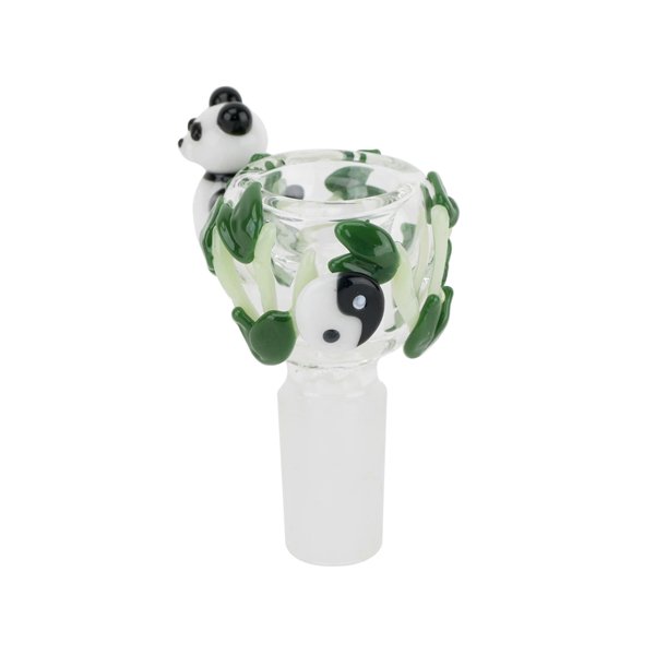 Empire Glassworks Panda Fam Flower Bowl - 14mm Male