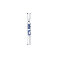 Grav Borosilicate Glass 3" One Hitter Pipe – Fast Shipping Australia-Wide - clear - blue