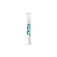 Grav Borosilicate Glass 3" One Hitter Pipe – Fast Shipping Australia-Wide - green