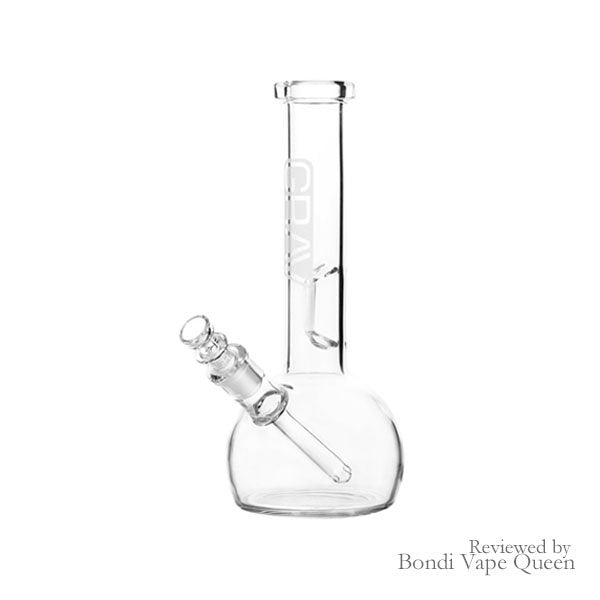 Grav 8” Round Base Water Pipe with Fixed Down Stem