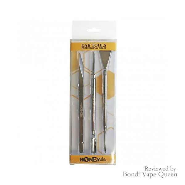 HoneyStick Stainless Steel Dab Tools - Set of 3