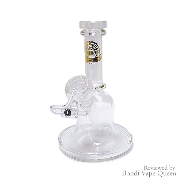 Illuminati Glass Elite Series Liberty Bell Rig with Swing Bucket - Clear