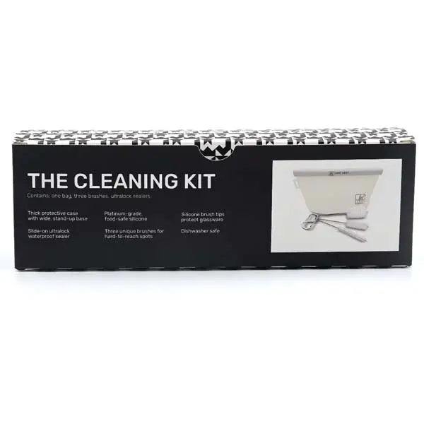 Jane West The Cleaning Kit glass pipe and bong cleaning kit with premium accessories - box