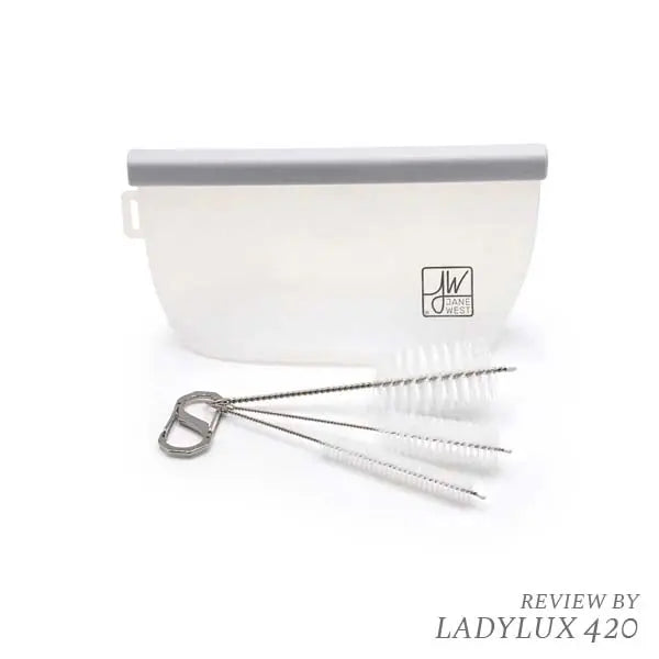 Jane West The Cleaning Kit glass pipe and bong cleaning kit with premium accessories