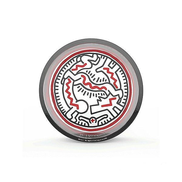 Keith Haring Circle Catchall Snake People - Fast shipping Australia-wide, stylish art tray - front
