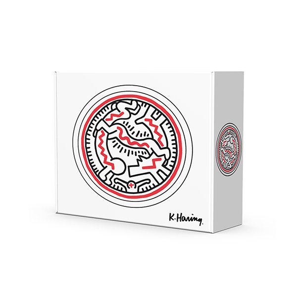 Keith Haring Circle Catchall - Snake People