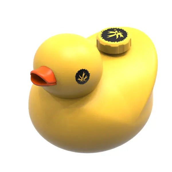 PieceMaker Kwack Silicone Duck Water Pipe Bong with fast shipping Australia-wide - yellow top