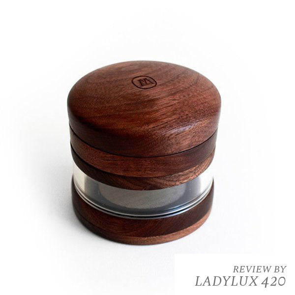 Marley Natural Large Black Walnut 4 piece Grinder