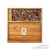 Ongrok Acacia Wood Tray 9.5” Multi Stone Finish – Fast shipping Australia-wide - front
