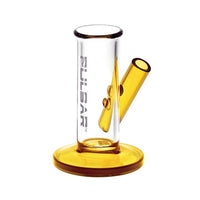 Pulsar Glass 3" Carb Cap and Dab Tool Stand with Yellow Accents