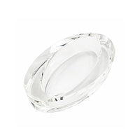 Glass Crystal Ashtray - Oval Slant