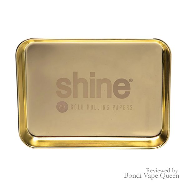 Shine Gold Rolling Tray